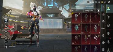 Oyun diskləri: Bu video oyunu PUBG Mobile oyununda istifadə olunan müxtəlif geyim — 13