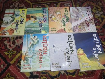 Kitablar, jurnallar, CD, DVD: Satürn Evleri Manga 7 cilt ( her biri 3 manat )
hamisina 20