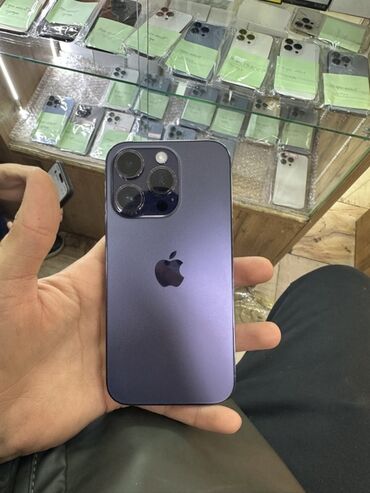 про макс: IPhone 14 Pro, Б/у, 256 ГБ, Deep Purple, 88 %