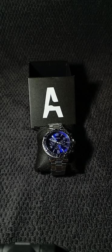 Qol saatları: Mavi Premium class saatlar 💙✨ Gümüş detallarla, işıqda parlayan dizayn — 9