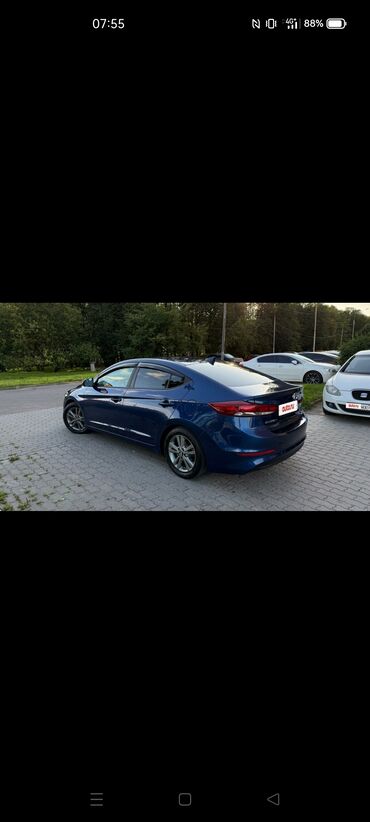 машина электронный: Hyundai Elantra: 2018 г., 2 л, Автомат, Бензин, Седан