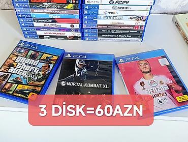 gta 4 dvd: 1disk=25azn / 3disk= 60azn / Mağaza deyil Qiymətə görə və s. boşuna — 3