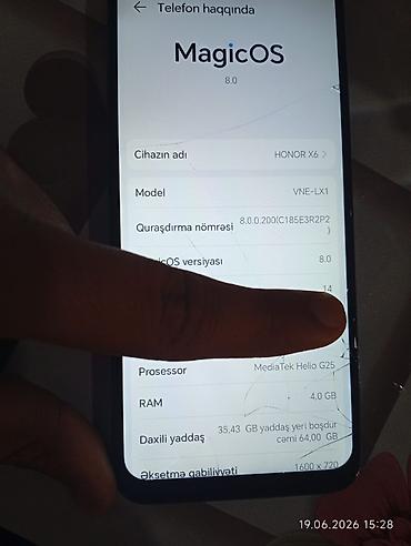 poxo x6: Honor X6, 64 GB, Qırıq — 4