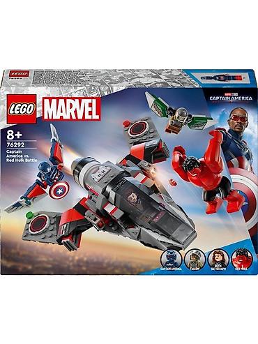 lego spiderman vs: LEGO Marvel – Captain America vs. Red Hulk Battle (76292) - Yaş — 1
