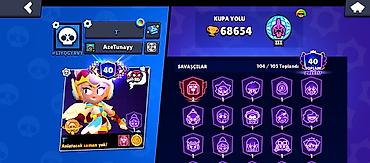 kaska qiymeti: Brawl Stars hesabı – geniş simge kolleksiyası super Təsvir: - — 8