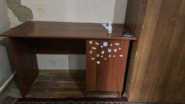 двухъярусные кровати из дерева: Уктоочу бөлмө гарнитуру, ДСП, түсү - Күрөң