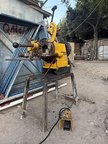Elektriklə işləyən boru kəsmə və yiv açma (rezba) aparatı - Geniş