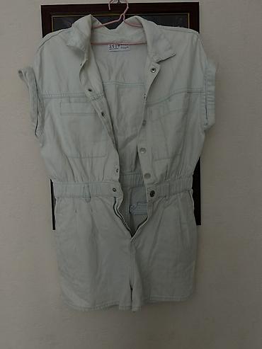 adidas şort: Qadın denim kombinezon (şortlu) - Rəng: açıq açıq-mavi/boz (yuyulmuş — 1