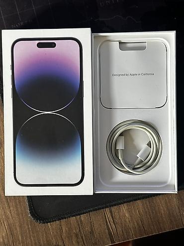 iphone 11 pro qiymetleri: IPhone 14 Pro Max, 256 GB, Deep Purple, Simsiz şarj, Face ID, Sənədlərlə — 7