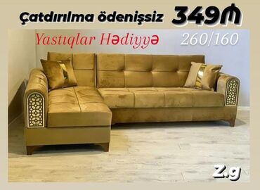 2 nəfərlik divan: Künc divan