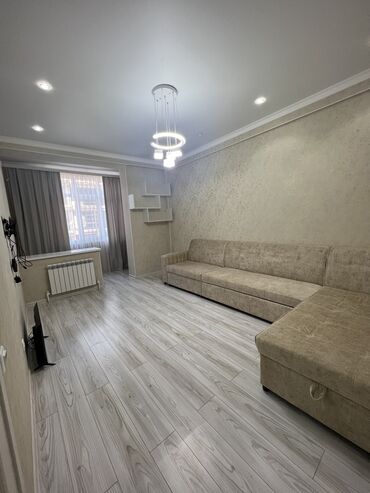 тц бишкек парк: 1 бөлмө, 48 кв. м, Элитка, 4 кабат, Евроремонт