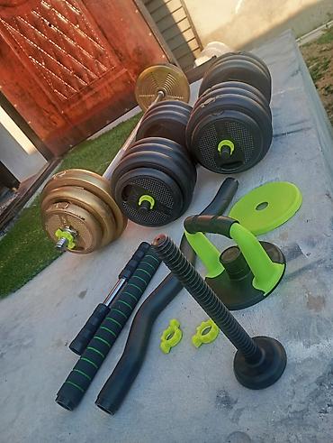 Ştanqlar və ştanq diskləri: Ştanq, Çəki: 65 kq, Yeni — 16