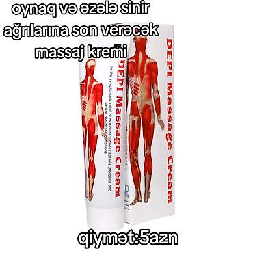 eşek kremi: DEPI Massage Cream masaj kremi Oynaq, əzələ və sinir ağrıları üçün — 1