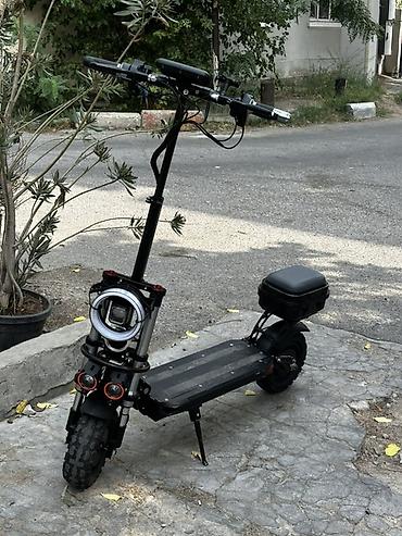 irsad telecom velosiped: Elektrik skuter – off-road təkərlər və güclü işıqlandırma ilə - — 4