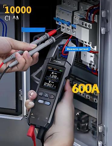 Multimetri: FNIRSI DMC-100 digitalne strujne klešta – TRMS multimetar sa ekranom u — 8