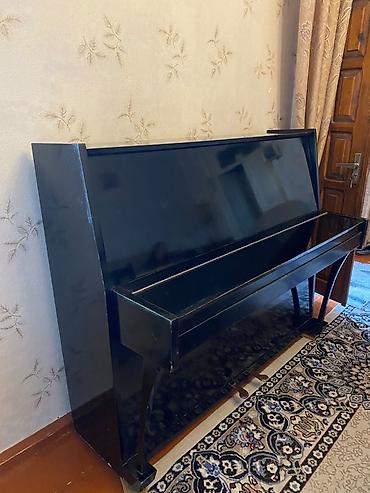 pian: Upright pianino – “Kuban” markası, klassik qara cilalı korpus — 7