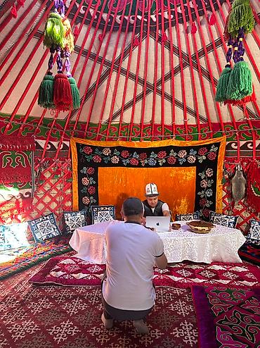 Аренда юрт: Аренда юрты, Каркас Деревянный, 75 баш, Казан, Посуда, Стулья — 6