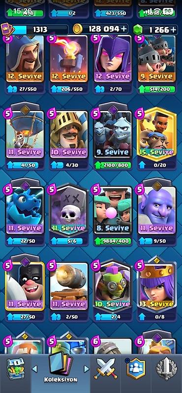 clash royale hesab satışı: Clash Royale hesabı satılır – yüksək trofeyli və zəngin kolleksiya - — 4