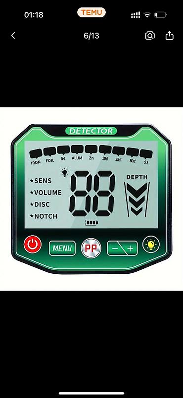 Metal axtaran aparatlar: Endirim Высокоточный металлоискатель для взрослых - Регулируемые — 2