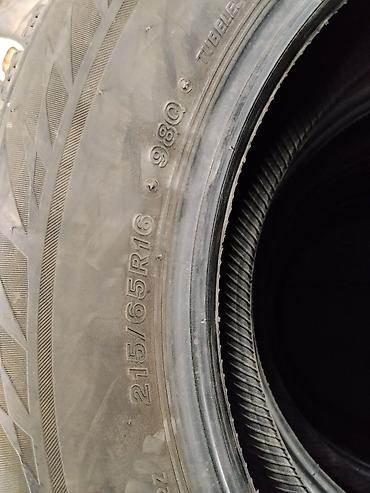 hond: Шины 215 / 65 / R 16, Зима, Б/у, Комплект, Легковые, Bridgestone — 3