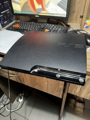 PS3 (Sony PlayStation 3): Продаю PlayStation3 slim
Прошитая с играми 
Без джойстиков