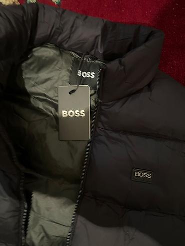 Мужская одежда: Пуховый жилет BOSS, мужской - Цвет: темно-синий/черный (матовый). - — 4