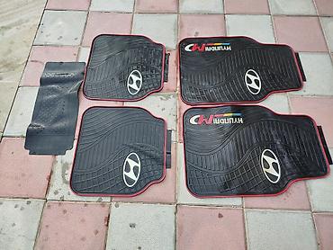 rezin sabolar: Avtomobil üçün ayaqaltı, İşlənmiş, Rezin, Hyundai Santafe, Ünvandan götürmə — 2