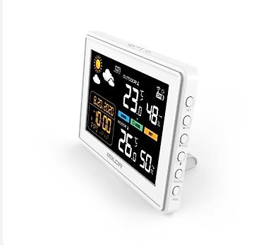 140 ekran: Meteoroloji rəqəmsal hava stansiyası Model: BALDR BO-360 Rəngli LCD — 3