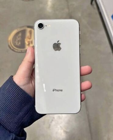 кнопочные телефоны сяоми: IPhone 8, Колдонулган, 64 ГБ, Күмүш, Каптама, 78 %