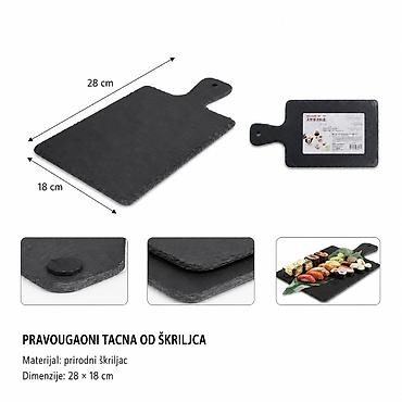 KMT Podloga od škriljca sa drškom 2407595 Elegantna i izdržljiva