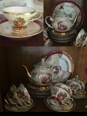 Çay dəstləri və servizlər: Çay dəsti, Farfor, 6 nəfərlik, Yaponiya — 1