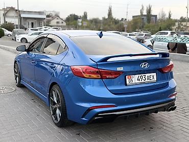 Салмак жеңилдеткич: Комплект Hyundai, 2017 г., түсү - Көк, Колдонулган — 6