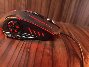 Masaüstü kompüterlər və komponentlər: Oyun üçün RGB işıqlı mouse, vəziyyəti əladır,simlidir ətraflı məlumat — 1