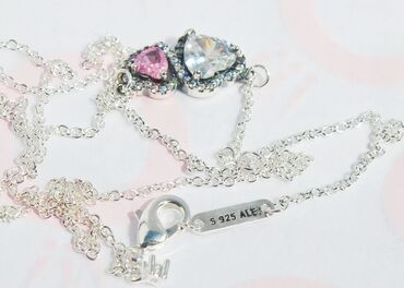 Наборы украшений: 💖 Два сердца — одна история 💖 Нежный серебряный набор Pandora, в — 5