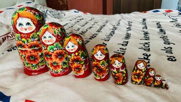 сувениры национальные: Матрешки из Москвы 10 штук! Большие смотрим послед фото Новые