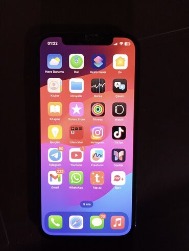 iphone 12 dubay varianti: IPhone 12 Pro, 128 ГБ, Pacific Blue, Face ID