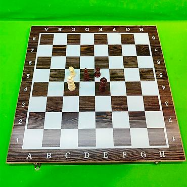 колод: Шахматы нарды и шашки комплект 3 в 1🎲 Деревянный набор популярных игр — 2