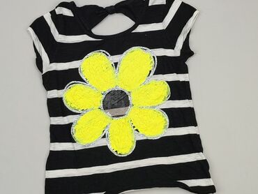 żółta bluzka w czarne paski dla dzieci: Bluzka, 8 lat, 122-128 cm, stan - Dobry