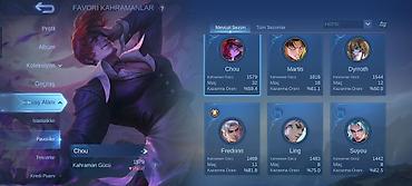 tar satılır: Mobile Legends: Bang Bang oyun hesabı - Server/Region — 2