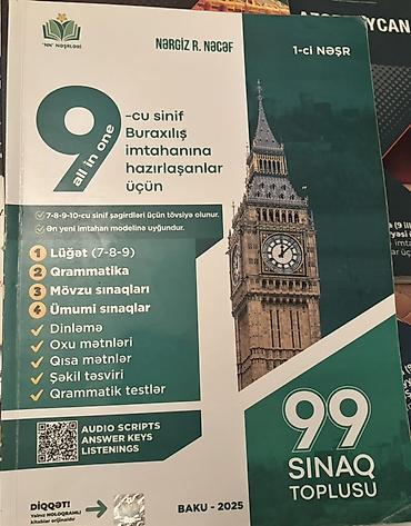 array informatika pdf: Məhsul: 9-cu sinif Buraxılış imtahanına hazırlaşanlar üçün “99 Sınaq — 1