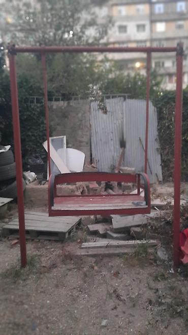İşlənmiş, Skamya-yelləncəl, Zontiksiz, Metal