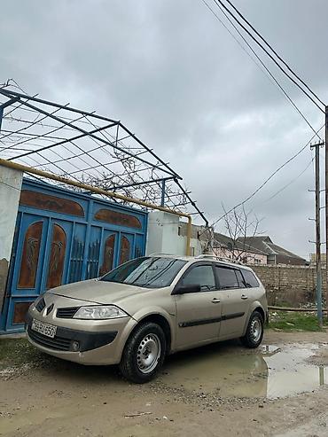 lizingde olan avtomobiller: Renault Megane: 1.5 l | 2006 il 370000 km Universal — 3