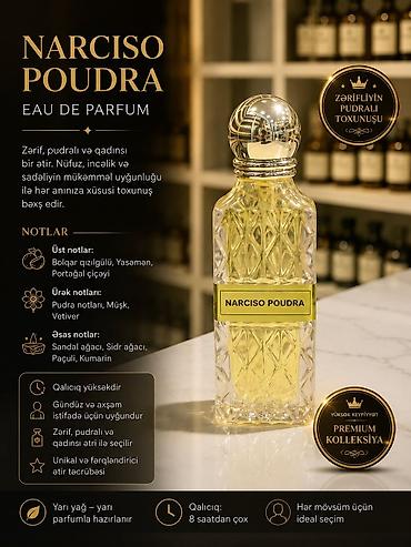 pencək turk dilində: Narciso Poudra Eau de Parfum 30 ml Zərif, pudrali və qadınsı ətir — 1
