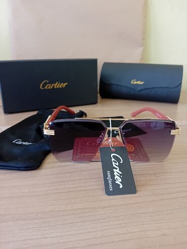 prada naocare za sunce zenske: Sunglasses, Cartier, color - Brown