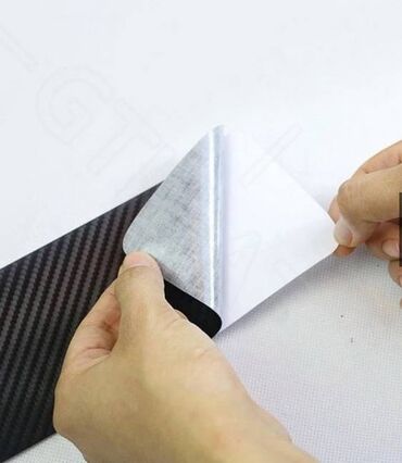 Tuning oprema: Stiker za branik automobila - karbon VOLKSWAGEN Stiker za zadnji — 10