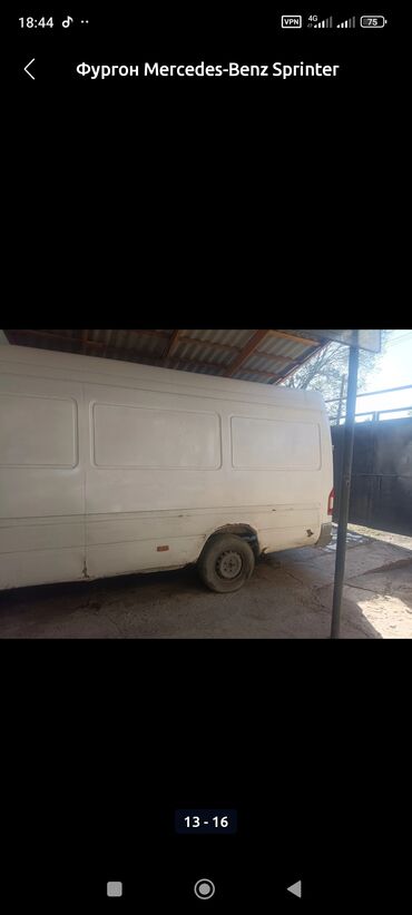 Аренда фургона: Фургон Mercedes‑Benz Sprinter (длинная база, высокий кузов) двигатель