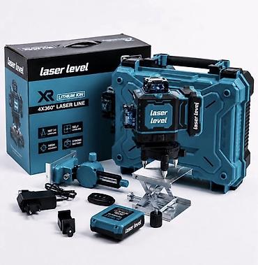 лазерный невилир: Лазерный уровень XR 4×360° Laser Line (Li-Ion) - Полный 360° разверт — 2