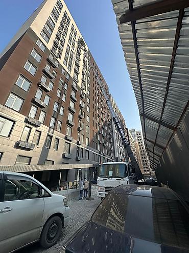 Услуги автокрана: Автолестница/автоллифт – услуги 24/7, подача на высоту до 20-го этажа — 3