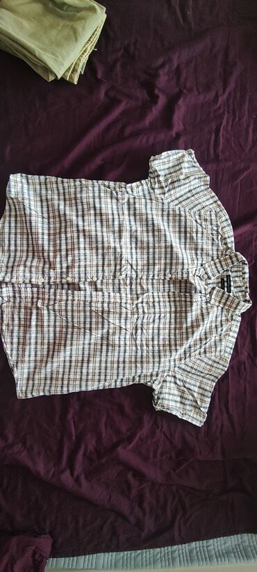 одежды для новорожденных: Мужская рубашка, 2XL (EU 44), Lc Waikiki, Б/у, цвет - Белый, Самовывоз, Платная доставка