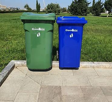 Tullantı qabları: Məişət Tullantı qutuları. 20 lt den 1100 lt qeder movcuddur. Plastik — 7